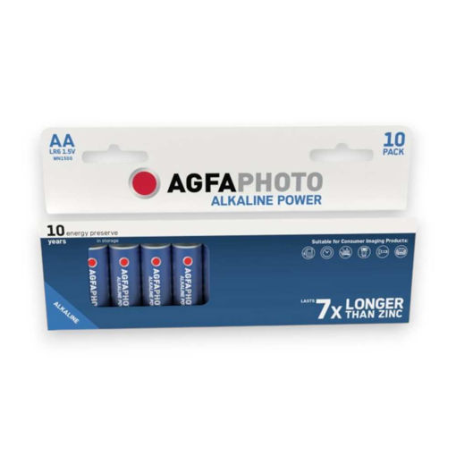 Picture of AGFAPHOTO ALKALINE AA BATTERY X10